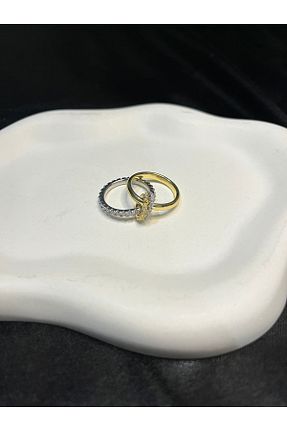 انگشتر استیل (فولاد) رنگی زنانه استیل ضد زنگ Fam&Co Jewelry - کد 944244531