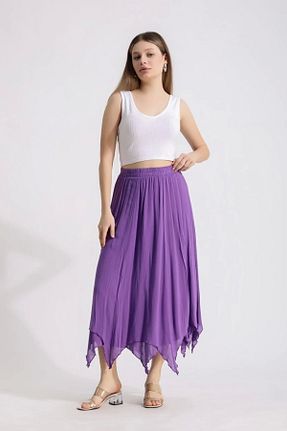 دامن رنگی زنانه Üçgen SUMEF - کد 944273912