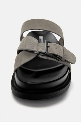 دمپائی طوسی زنانه جیر Pull & Bear - کد 944264796