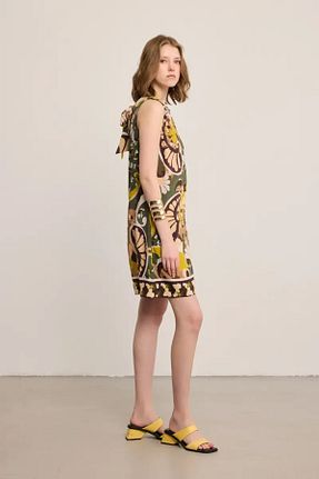 لباس خاکی زنانه بافتنی Gusto - کد 944314756
