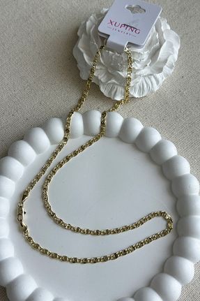 گردنبند استیل ( فولاد ) زرد زنانه استیل (فولاد) Modacaprea - کد 944357007