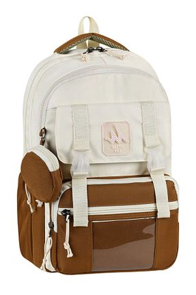کیف مدرسه بژ زنانه پارچه ای Çınka Bags - کد 944412371
