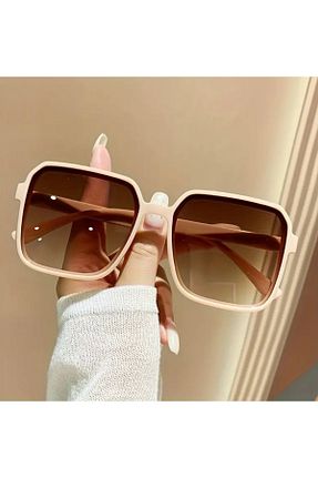 عینک آفتابی قهوه ای زنانه 5 HAB TRADE - کد 944438559