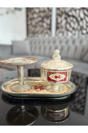 قند دان بژ شیشه Botanic Aura - کد 944465397