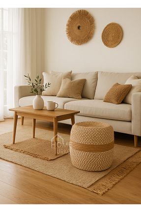 پوف و نیمکت نارنجی 35 x 35 HomeTurko - کد 944469492