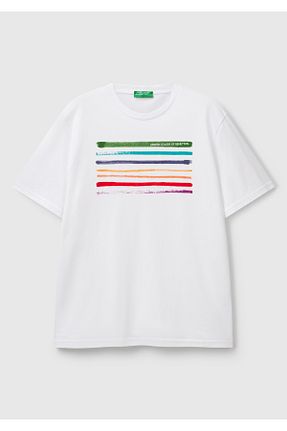 تیشرت سفید مردانه رگولار United Colors of Benetton - کد 944512830