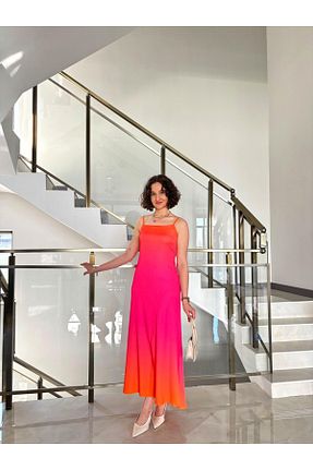لباس رنگی زنانه پلی استر Sude Kızanlıklı - کد 944543772