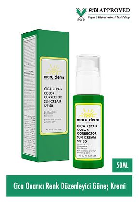 کرم ضد آفتاب صورت SPF 50 + Maru.Derm - کد 944541726