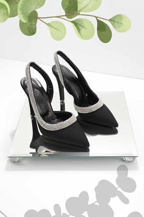 کفش مجلسی مشکی زنانه پارچه ای Bambi - کد 650179686