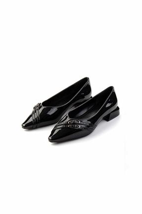 بابت مشکی زنانه چرم لاکی Bambi - کد 855153163