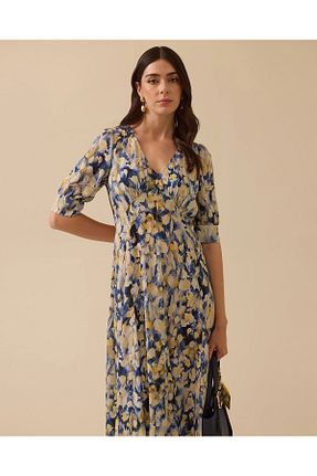 لباس آبی زنانه بافتنی SEÇİL - کد 944626883