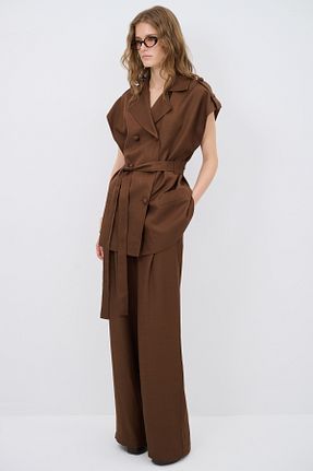 شلوار قهوه ای زنانه بافتنی adL - کد 944630919