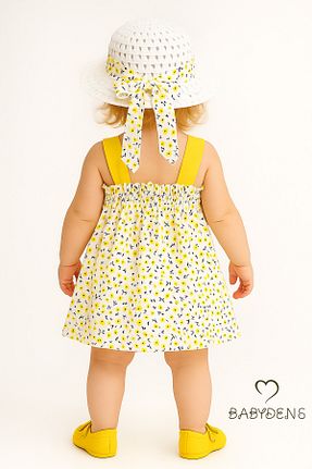 لباس زرد بچه گانه بافتنی BABYDEN