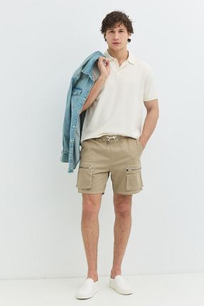 شلوارک و برمودا خاکی مردانه رگولار Denim Trip - کد 944687905
