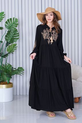 لباس حجاب مشکی زنانه سایز بزرگ EL jadida - کد 944688218