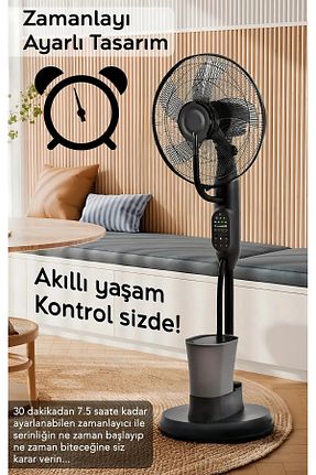 پنکه طوسی Ayaklı VOOKA - کد 944688309