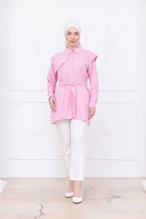 پیراهن حجاب صورتی زنانه Relaxed SiSorti Moda - کد 944730922