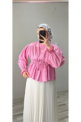 پیراهن صورتی زنانه رگولار Bd - کد 944794724