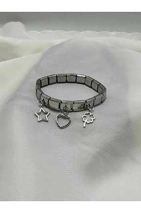 دستبند استیل (فولاد) رنگی بچه گانه استیل ضد زنگ Lav Aksesuar - کد 945060633