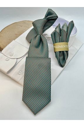 کراوات سبز مردانه میکروفیبر Gutiero - کد 944809391