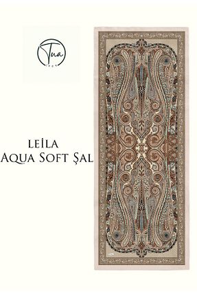 شال رنگی زنانه پلی استر TUA İPEK - کد 944831393
