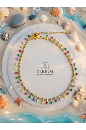خلخال نقره طوسی زنانه ZERİUM - کد 944849747