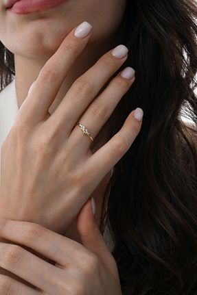 انگشتر نقره طلائی زنانه زیرکن Söğütlü Silver - کد 944877272