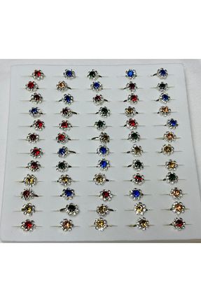 انگشتر جواهر بژ زنانه Muensu - کد 944953502