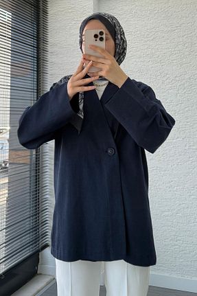 تونیک سرمه ای بافتنی MELEK ARAZ - کد 945301989