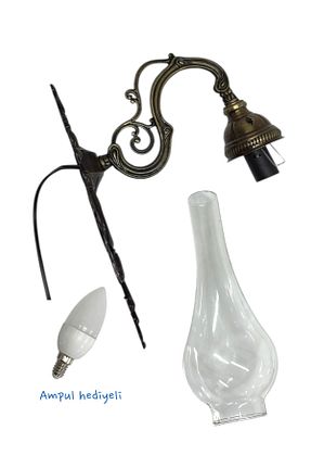 چراغ دیواری متالیک شیشه YILDIZ - کد 945444382