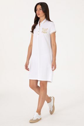 لباس سفید زنانه بافتنی U.S. Polo Assn. - کد 945219000
