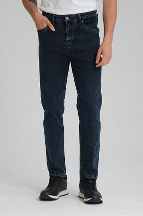 شلوار جین آبی مردانه پاچه تنگ muzzo jeans - کد 945257420