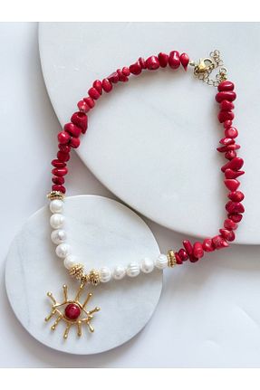 گردنبند مروارید متالیک CHARMLUCKY - کد 945290929
