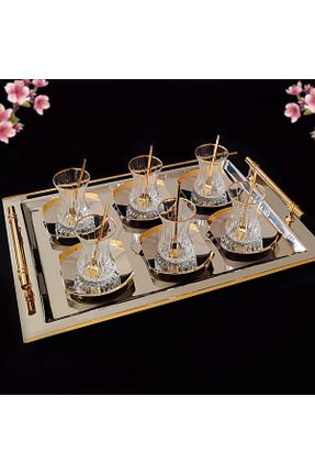 سینی زرد استیل ضد زنگ Tiamo - کد 945301296