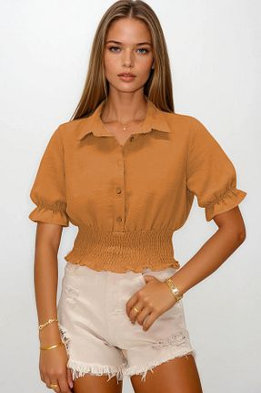 بلوز رنگی زنانه ساده VAGGON - کد 945328961