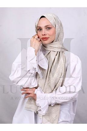 شال زنانه پنبه ای LUSSAMODA - کد 945321026
