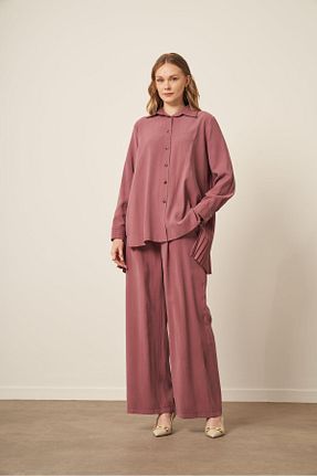 ست بالاتنه و پائین تنه رنگی زنانه بافتنی FTZ WOMEN - کد 945357540