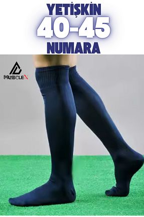 جوراب فوتبال سرمه ای زنانه Musclex Spor Tekstil - کد 945373721