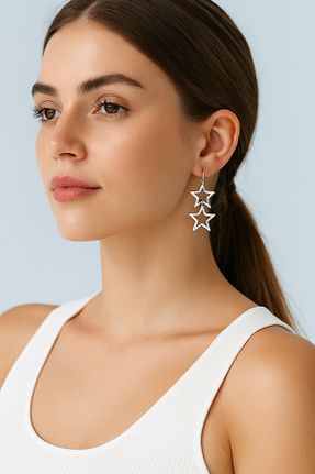 گوشواره استیل (فولاد) زنانه استیل (فولاد) Luminos Butik - کد 945400086