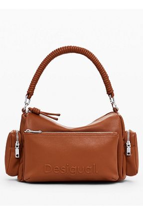 کیف پستچی قهوه ای زنانه چرم مصنوعی Desigual - کد 945431961