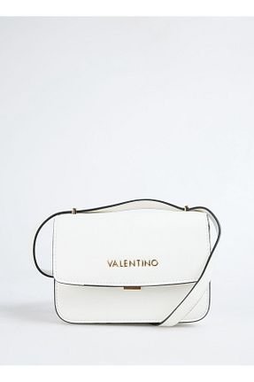 کیف پستچی سفید زنانه چرم مصنوعی Valentino - کد 945432702