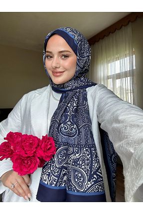 شال سرمه ای زنانه Oxygen Scarfs - کد 945453087