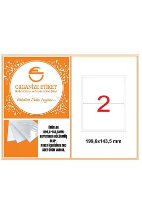 اتیکت ORGANİZE ETİKET - کد 945449550