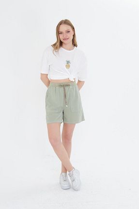 شلوارک و برمودا رنگی زنانه Relaxed Tiffany Tomato - کد 945480458