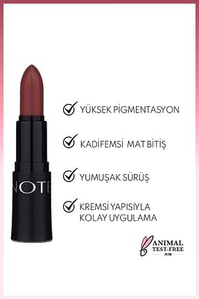 رژ لب قهوه ای مات Note Cosmetics - کد 576898