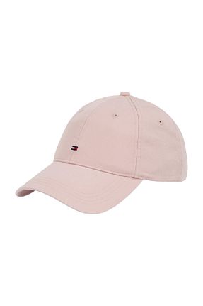 کلاه صورتی زنانه پنبه ای Tommy Hilfiger - کد 940763406