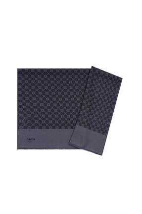 شال طوسی زنانه پلی استر Aker - کد 778137757