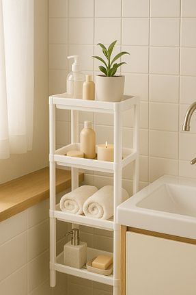 نظم دهنده حمام سفید پلاستیک Sas Haus - کد 107555408