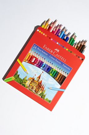 مداد رنگی خشک قرمز Faber Castell - کد 1763735