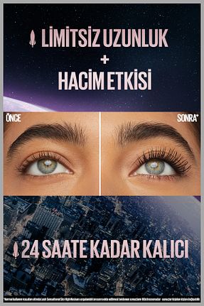 ریمل مشکی Kıvırma Maybelline New York - کد 81492615